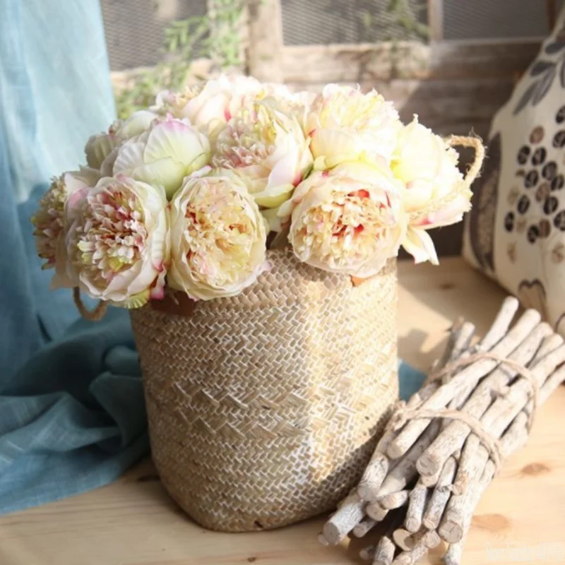 5 Heads Artificial Peony Flowers Bridal Bouquet DIY Silk flower Artificial flower Bouquet For Home Wedding Decoration
5 Heads Artificial Peony Flowers Bridal Bouquet DIY Silk flower Artificial flower Bouquet For Home Wedding Decoration