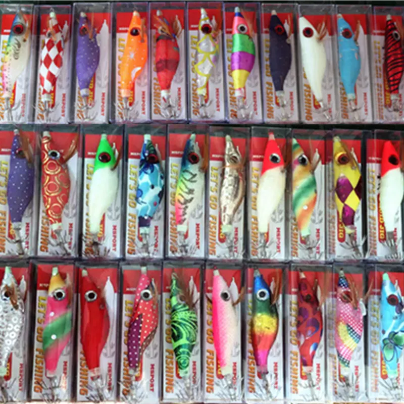 10Pcs Squid Jig Fishing Bait Wood Shrimp Lure 9G 10CM Octopus Cuttlefish Random Color
10Pcs Squid Jig Fishing Bait Wood Shrimp Lure 9G 10CM Octopus Cuttlefish Random Color