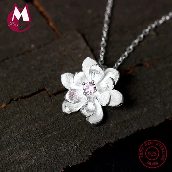 100% 925 Sterling Silver Pendant Necklaces Women Natural Stone Zircon Flower Pendant Trendy Crystal Long Chain Fine Jewelry YN41
100% 925 Sterling Silver Pendant Necklaces Women Natural Stone Zircon Flower Pendant Trendy Crystal Long Chain Fine Jewelry YN41