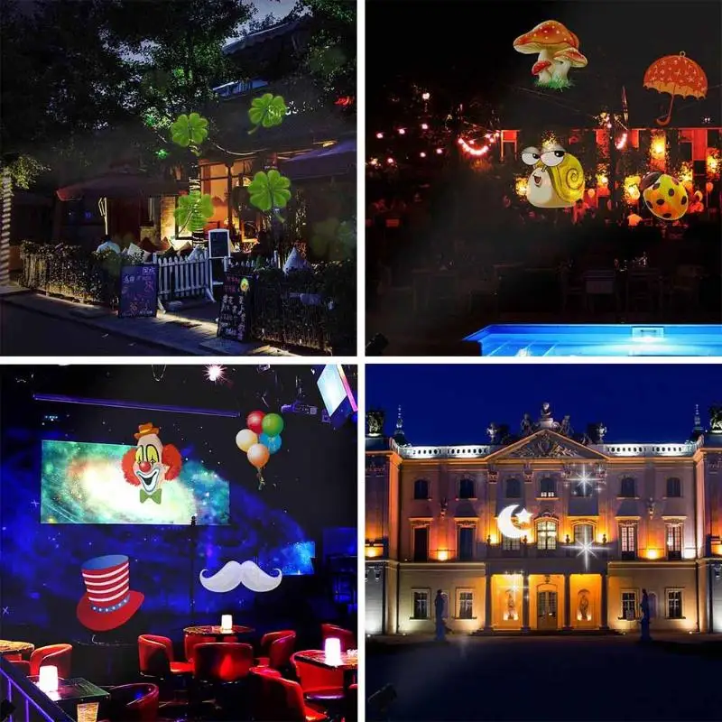 14 Patterns Lights Christmas Night Lamp Changeable Snowflake Laser Projector Waterproof for Bar Party Home Outdoor Garden Decor
14 Patterns Lights Christmas Night Lamp Changeable Snowflake Laser Projector Waterproof for Bar Party Home Outdoor Garden Decor