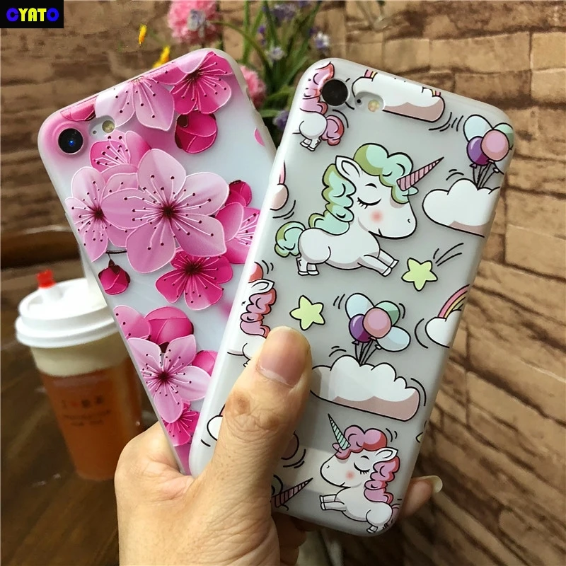 Cyato Unicorn Silicone Back Cover Case for iPhone 6 7 8 Plus Floral Matte TPU Soft Case for iPhone 8 7 6s Plus Case Capa Coque
Cyato Unicorn Silicone Back Cover Case for iPhone 6 7 8 Plus Floral Matte TPU Soft Case for iPhone 8 7 6s Plus Case Capa Coque