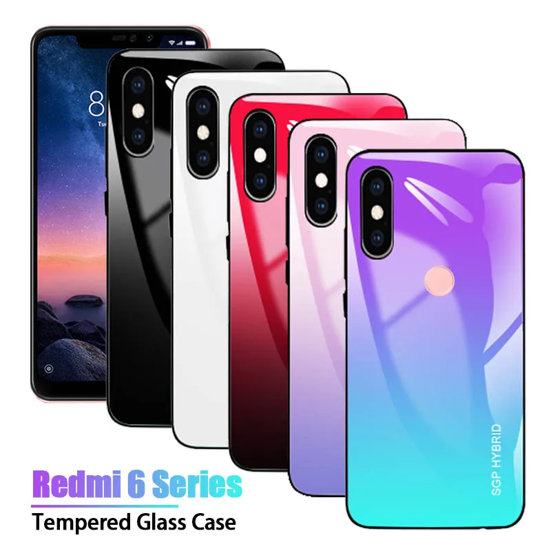 Gradient Protective Case For Xiaomi Redmi 6 Case On the For Xiaomi Xiaomei Ksiomi Redmi 6a Note 6 Pro Tempered GLASS Phone Cover
Gradient Protective Case For Xiaomi Redmi 6 Case On the For Xiaomi Xiaomei Ksiomi Redmi 6a Note 6 Pro Tempered GLASS Phone Cover