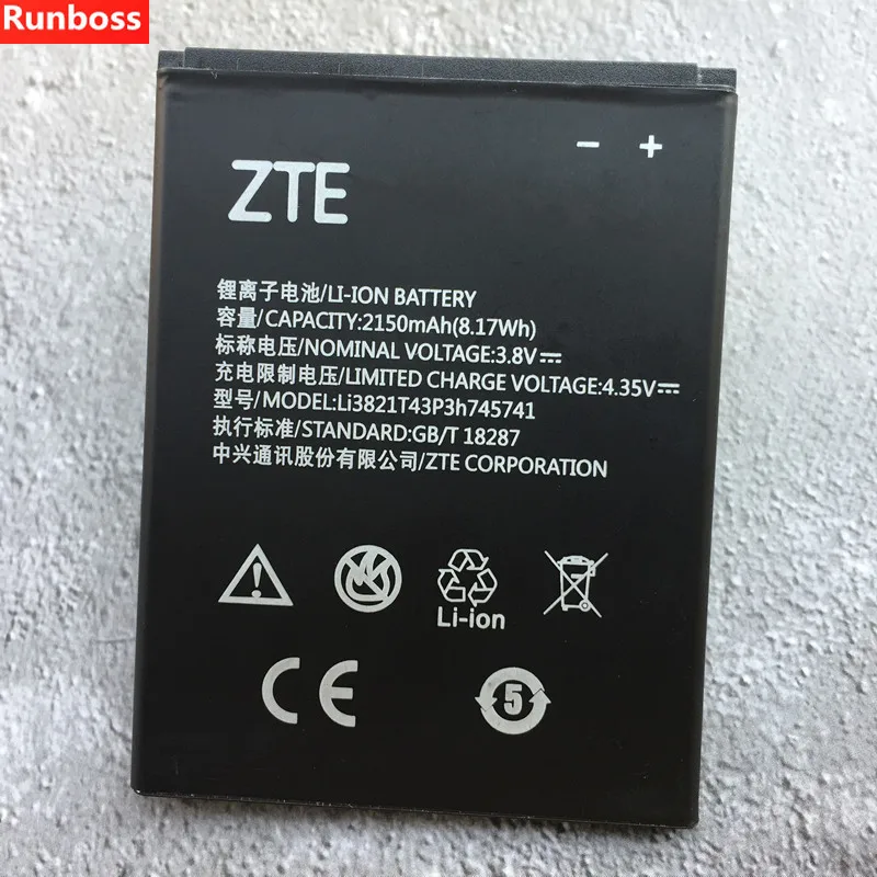 New Original High Quality 2150mAh Li3821T43P3h745741 Battery For ZTE Blade L5 Plus C370 Battery
New Original High Quality 2150mAh Li3821T43P3h745741 Battery For ZTE Blade L5 Plus C370 Battery
