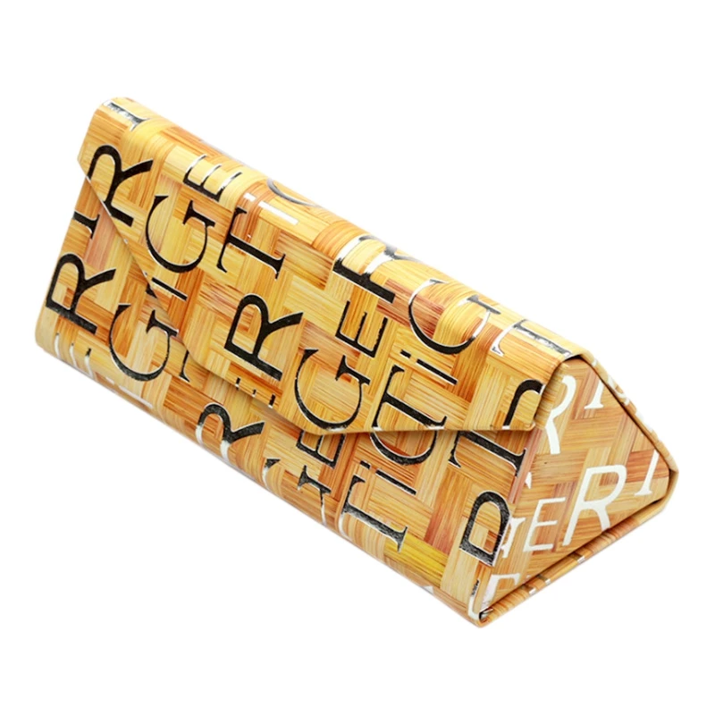 Eyeglass Glasses Case Letter Pattern Painted Hard Shell Sunglasses Box Foldable Triple-cornered Sun Glasses Case Eyeglass Port
Eyeglass Glasses Case Letter Pattern Painted Hard Shell Sunglasses Box Foldable Triple-cornered Sun Glasses Case Eyeglass Port