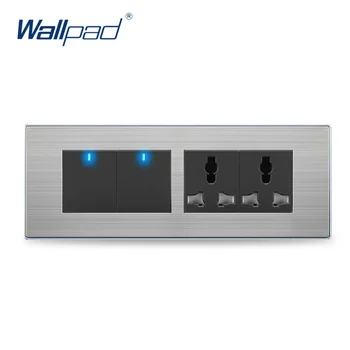 2 Gang 6 Pin Universal Socket Hot Sale China Manufacturer Wallpad Push Button One-Side Click LED Indicator Luxury Wall Light
2 Gang 6 Pin Universal Socket Hot Sale China Manufacturer Wallpad Push Button One-Side Click LED Indicator Luxury Wall Light