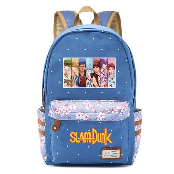 Slam Dunk backpack Canvas bag Flower wave point Rucksacks backpack Girls DIY School travel bags Love Yourself SlamDunk
Slam Dunk backpack Canvas bag Flower wave point Rucksacks backpack Girls DIY School travel bags Love Yourself SlamDunk