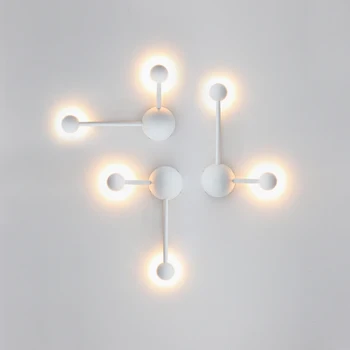 Modern Wall Lights Nordic White Molecular Combination LED Wall Lamps Bedside Bedroom Living Room Sconce Light Fixtures Decor Art
Modern Wall Lights Nordic White Molecular Combination LED Wall Lamps Bedside Bedroom Living Room Sconce Light Fixtures Decor Art