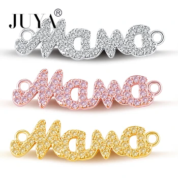 Fashion Micro Pave Cubic Zirconia Mama Charms Pendants For Bracelets Necklaces Diy Copper CZ Letter Charms Jewelry Findings Gift
Fashion Micro Pave Cubic Zirconia Mama Charms Pendants For Bracelets Necklaces Diy Copper CZ Letter Charms Jewelry Findings Gift