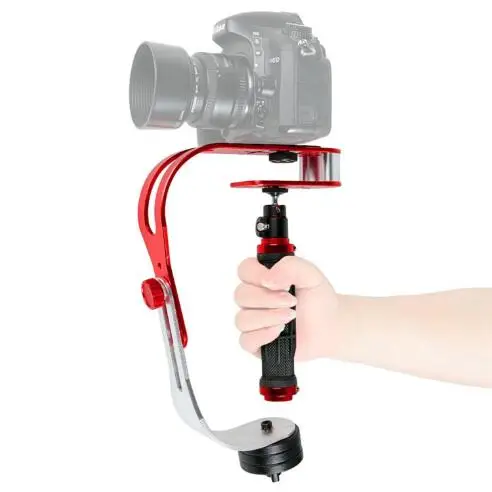 

Handheld Stabilizer Gimbal for Gopro DSLR SLR Digital Camera Sport DV Aluminum Alloy estabilizador de camera DSLR Universal Red