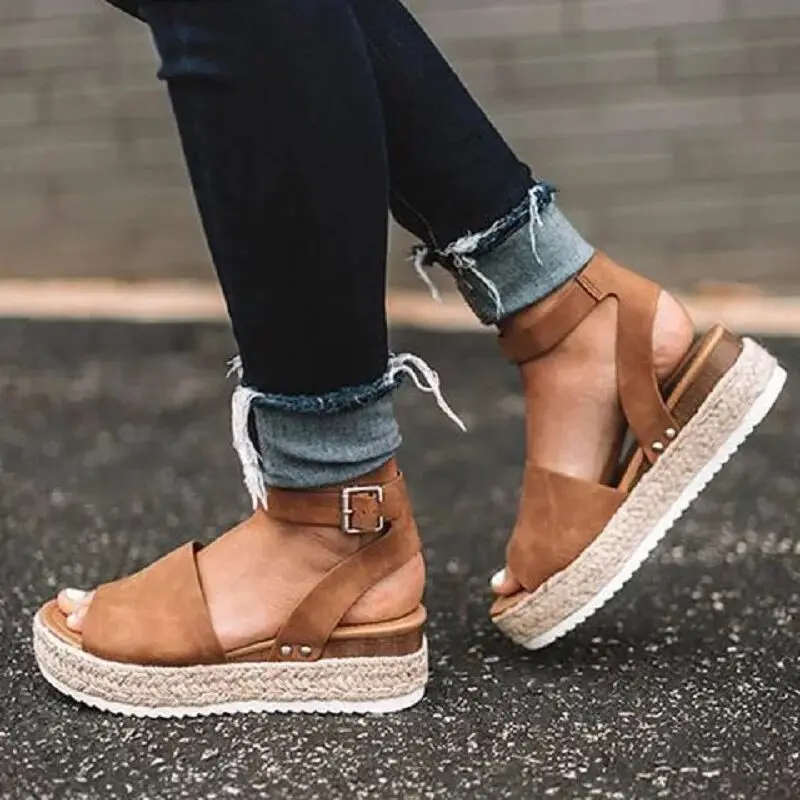Summer Platform Espadrilles Sandals Women Black Open Toe Beach Flats Shoes Ladies Leopard Gladiator Sandals Big Size 42 Zapatos
Summer Platform Espadrilles Sandals Women Black Open Toe Beach Flats Shoes Ladies Leopard Gladiator Sandals Big Size 42 Zapatos