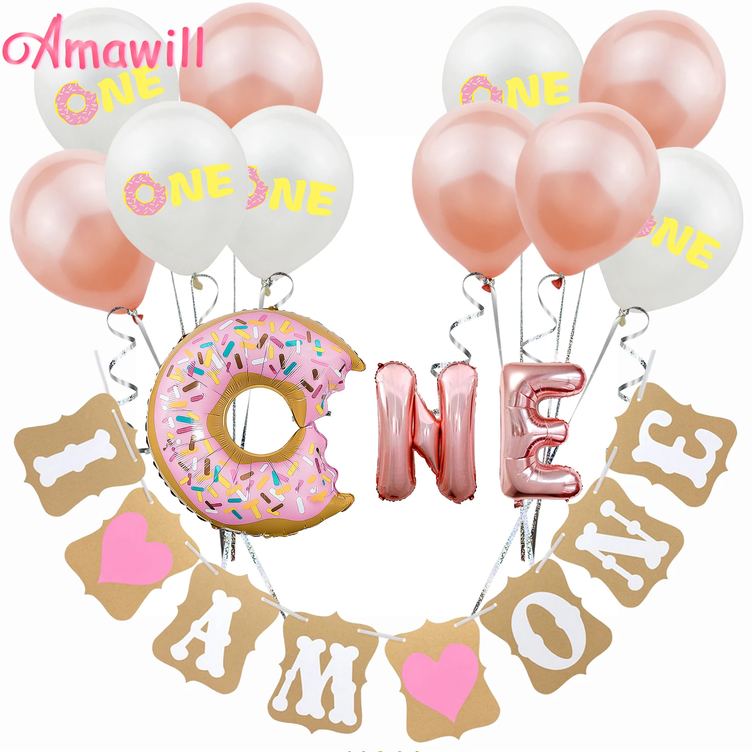 Amawill Sweet Donut One Balloon 1st Birthday Party Decoration Kids Baby Shower Girl Decor Donut Grow Up Balloon Supplies 7D
Amawill Sweet Donut One Balloon 1st Birthday Party Decoration Kids Baby Shower Girl Decor Donut Grow Up Balloon Supplies 7D