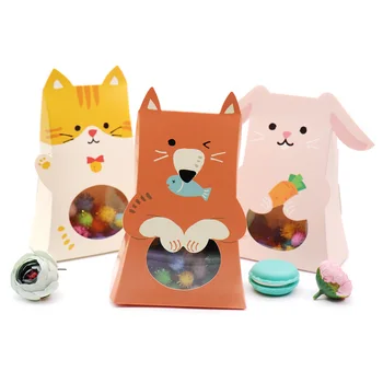 5pcs Kraft Paper Animal Rabbit Cat Dog Candy Box Chocolate Muffin Biscuits Package Gift Box Baby Shower Birthday Party Favor
5pcs Kraft Paper Animal Rabbit Cat Dog Candy Box Chocolate Muffin Biscuits Package Gift Box Baby Shower Birthday Party Favor