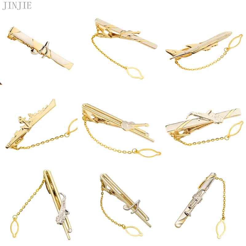 2019 Men Gold Tie Clip Fashion Ship Airplane Musical Instrument Guitar Shape Tie Bar Wedding Tie Pin Jewelry High Grade Gifts
2019 Men Gold Tie Clip Fashion Ship Airplane Musical Instrument Guitar Shape Tie Bar Wedding Tie Pin Jewelry High Grade Gifts