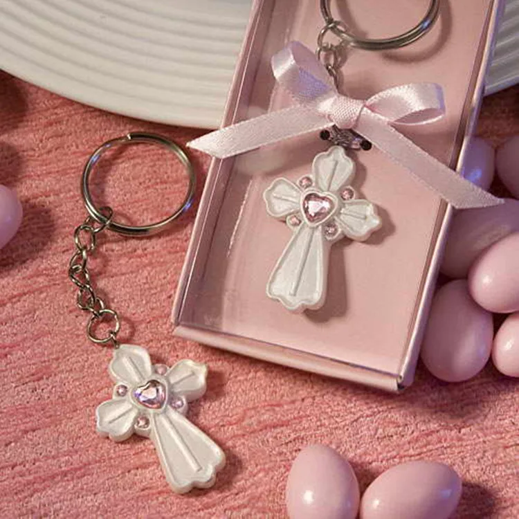 10 pcs/lot fashion Party Wedding crystal Communion Favors cross Key Chain Keychain pink blessing time
10 pcs/lot fashion Party Wedding crystal Communion Favors cross Key Chain Keychain pink blessing time