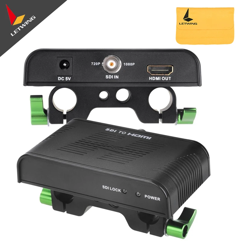 Lanparte SDI to HDMI Convertor with 15mm Rod Clamp for DSLR Cameras BMCC to HDMI Monitors
Lanparte SDI to HDMI Convertor with 15mm Rod Clamp for DSLR Cameras BMCC to HDMI Monitors