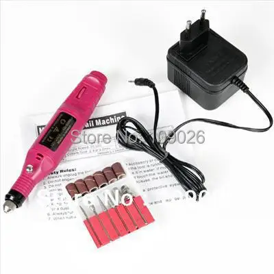 Electric Nail Art File Drill + 36pcs Bits shank 3/32" Manicure -110v - 220v Machine Pedicure Tool
Electric Nail Art File Drill + 36pcs Bits shank 3/32" Manicure -110v - 220v Machine Pedicure Tool