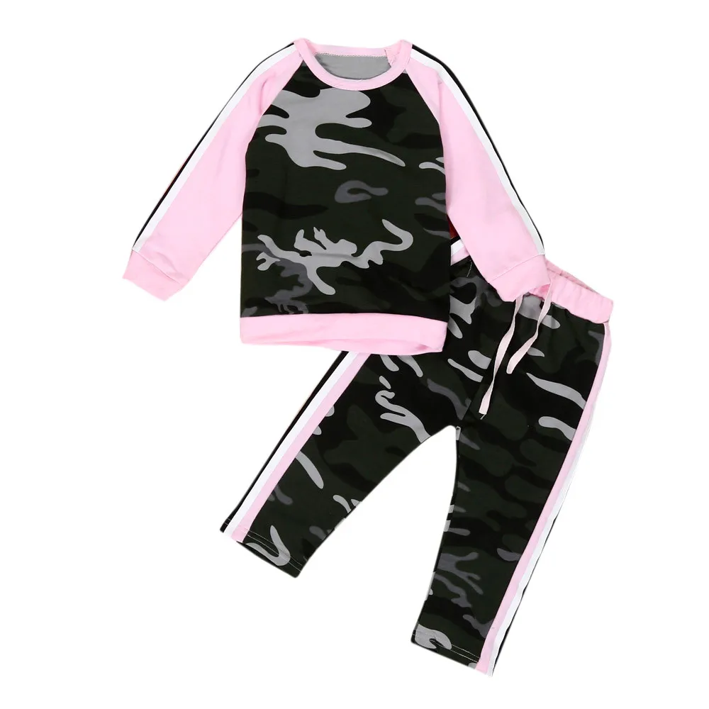 TELOTUNY Spring and autumn casual set girls clothes set camouflage children clothing girl tracksuits costume JXM Z0829
TELOTUNY Spring and autumn casual set girls clothes set camouflage children clothing girl tracksuits costume JXM Z0829