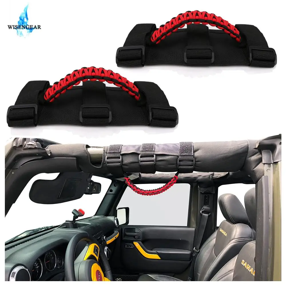 WISENGEAR Roll Bar Grab Grip Handle Straps Hold For Jeep Wrangler CJ YJ TJ JK JL JLU Sports Sahara Freedom Rubicon ATV UTV RZR
WISENGEAR Roll Bar Grab Grip Handle Straps Hold For Jeep Wrangler CJ YJ TJ JK JL JLU Sports Sahara Freedom Rubicon ATV UTV RZR