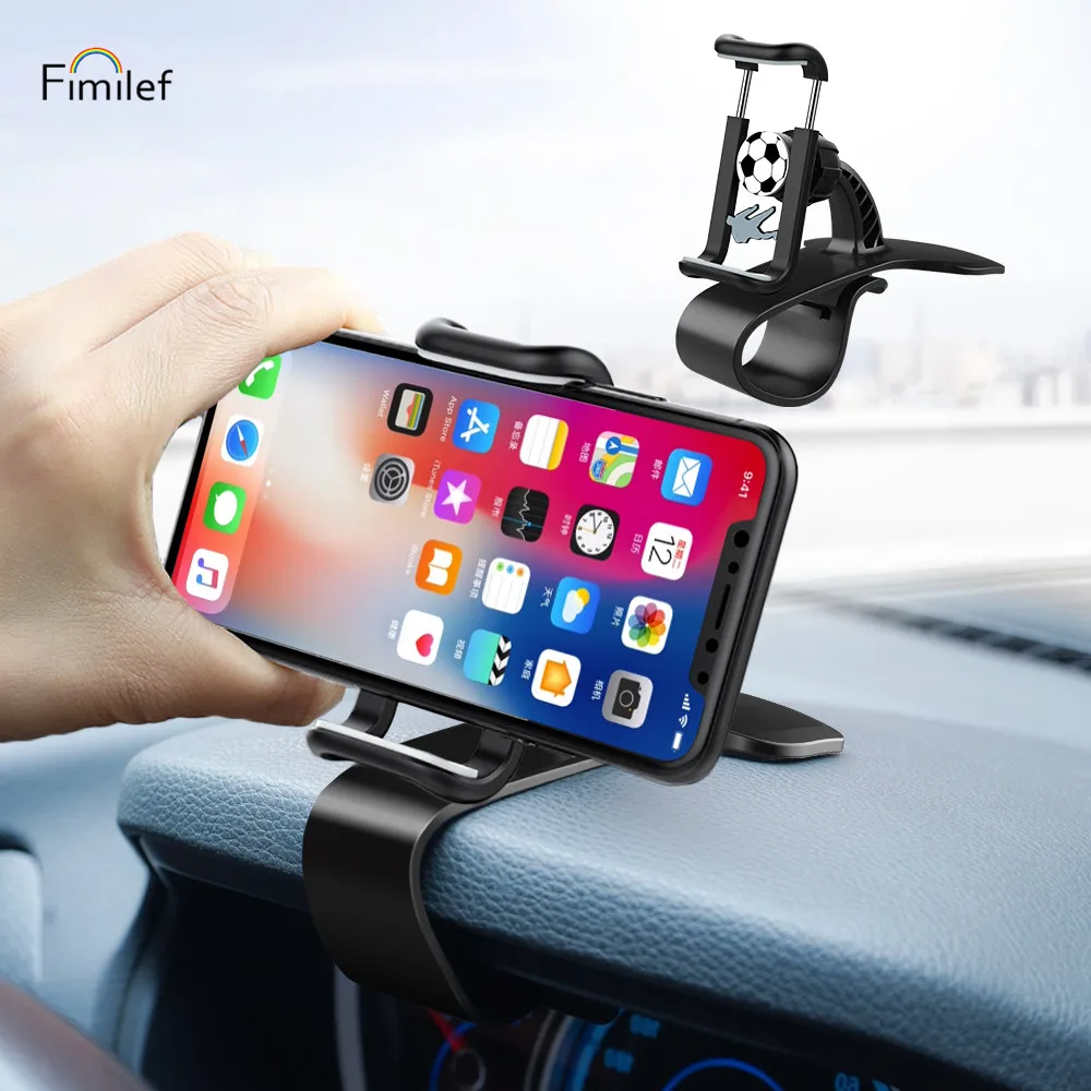 Fimilef Dashboard Cellphone Holder Clip HUD Design Car Phone Mount Durable Anti-Slip Vehicle Mount for iPhone Xs Max/XR
Fimilef Dashboard Cellphone Holder Clip HUD Design Car Phone Mount Durable Anti-Slip Vehicle Mount for iPhone Xs Max/XR