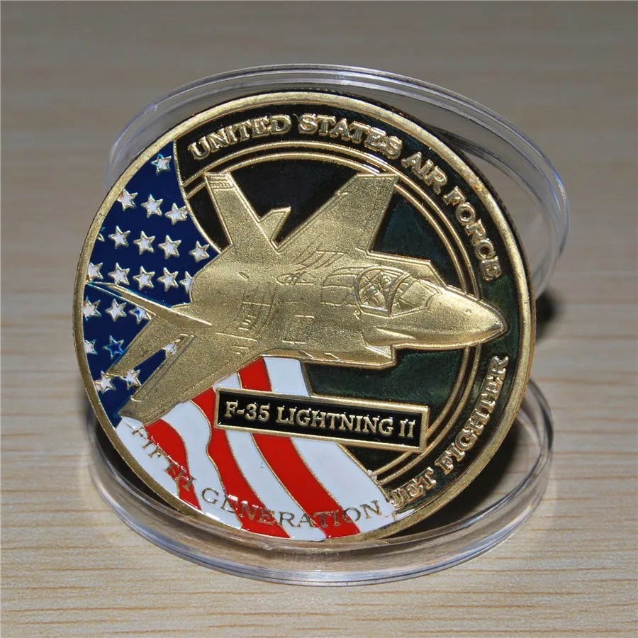 Air Force F-35 Lightning II Jet Commemorative Challenge Coin (4)