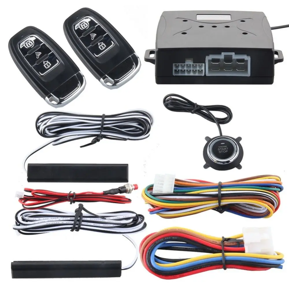 12V Passive Keyless Entry Car Alarm System Keyless Universal Remote Start/Stop System for Automobile
12V Passive Keyless Entry Car Alarm System Keyless Universal Remote Start/Stop System for Automobile