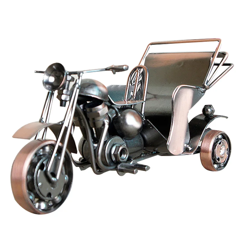 Creative Metal Three Wheeled Motorcycle Miniature Ornaments Home Decoration Crafts Tricycle Rickshaw Model Furnishing Articles
Creative Metal Three Wheeled Motorcycle Miniature Ornaments Home Decoration Crafts Tricycle Rickshaw Model Furnishing Articles