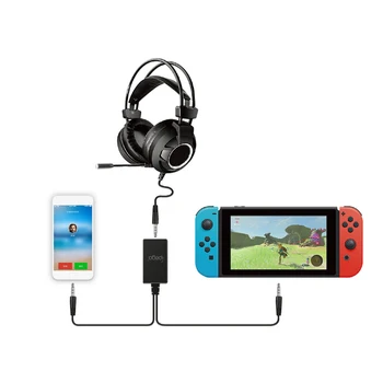 PG-9176 2 in 1 Audio Converter Adapter Connect Console For Nintend Switch Console to Headphone Earphone For Chatting NS Console
PG-9176 2 in 1 Audio Converter Adapter Connect Console For Nintend Switch Console to Headphone Earphone For Chatting NS Console