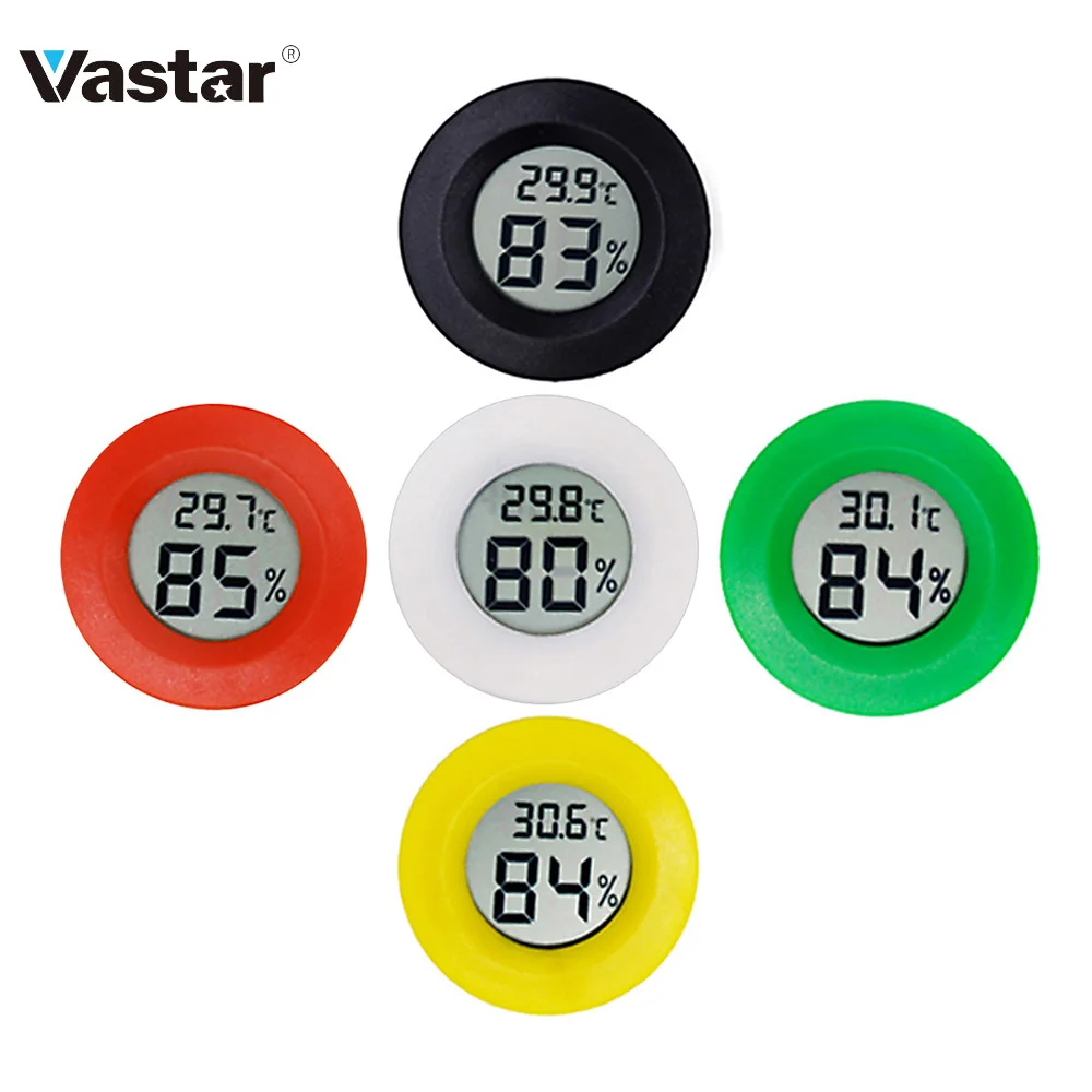 Vastar 1pcs Mini LCD Digital Thermometer Hygrometer Fridge Freezer Tester Temperature Humidity Meter Detector
Vastar 1pcs Mini LCD Digital Thermometer Hygrometer Fridge Freezer Tester Temperature Humidity Meter Detector