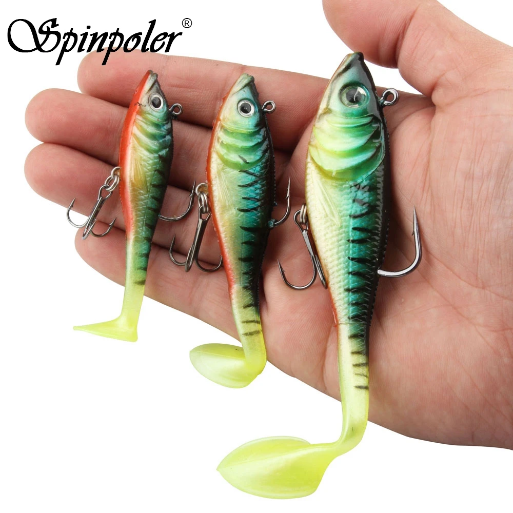 Spinpoler 3pcs/Lot 3 Colors 8.8g Soft Mermaid Tail Shad For Fishing Baits Swimbaits Carp Fishing Artificial Lures
Spinpoler 3pcs/Lot 3 Colors 8.8g Soft Mermaid Tail Shad For Fishing Baits Swimbaits Carp Fishing Artificial Lures