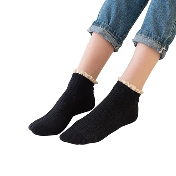 5 Pairs Women Harajuku Lace Dress Socks Spring New Arrivl Women Cotton Socks Calcetines Mujer Popsocket Sokken Women 
5 Pairs Women Harajuku Lace Dress Socks Spring New Arrivl Women Cotton Socks Calcetines Mujer Popsocket Sokken Women