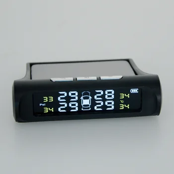 2018 Solar Power TPMS Smart Car Tire Tyre Pressure Monitoring System Wireless Alarm Warning with 4 Sensors BAR PSI LCD Display
2018 Solar Power TPMS Smart Car Tire Tyre Pressure Monitoring System Wireless Alarm Warning with 4 Sensors BAR PSI LCD Display