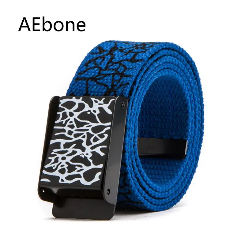 

AEbone Western Strap Kemer Belts for Boy 105CM Canvas Children Belt Outdoor Leisure Belts for Kids Cinto Menino YB006