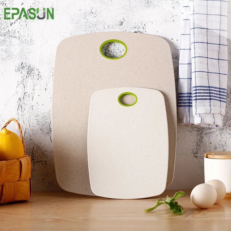 EPASUN Cutting Board 2pcs/Set Non-Slip Chopping Board Eco-Friendly Wheat Straw Kitchen Meat Fruit Food Vegetable Board Tools
EPASUN Cutting Board 2pcs/Set Non-Slip Chopping Board Eco-Friendly Wheat Straw Kitchen Meat Fruit Food Vegetable Board Tools