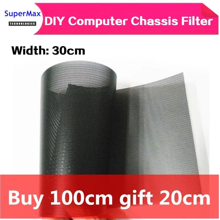 DIY 30CM Computer Mesh PVC PC Case Fan Cooler Black Dust Filter network net Case Dustproof Cover Chassis dust cover 1 meter/lots
DIY 30CM Computer Mesh PVC PC Case Fan Cooler Black Dust Filter network net Case Dustproof Cover Chassis dust cover 1 meter/lots