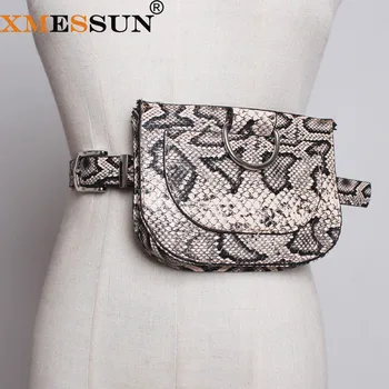 XMESSUN Waist Bag Saddle Fanny Pack Belt Bag Print Serpentine Women Luxury Brand Snake Leather 2020 Hight Quality Wholesale H33
XMESSUN Waist Bag Saddle Fanny Pack Belt Bag Print Serpentine Women Luxury Brand Snake Leather 2020 Hight Quality Wholesale H33