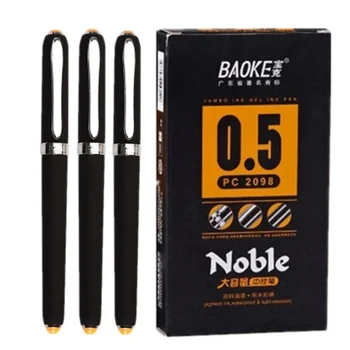 BAOKE 12pcs/set 0.5mm Gel Black ink Kawaii Gel Pen refill Business Writing Office Pens for School Supplies Stationery
BAOKE 12pcs/set 0.5mm Gel Black ink Kawaii Gel Pen refill Business Writing Office Pens for School Supplies Stationery