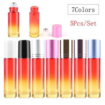5Pcs 10ml Multicolor Gradient Glass Bottle Essential Oil Perfume Empty Cosmetic Container Metal Roller Head Spray Bottles
5Pcs 10ml Multicolor Gradient Glass Bottle Essential Oil Perfume Empty Cosmetic Container Metal Roller Head Spray Bottles