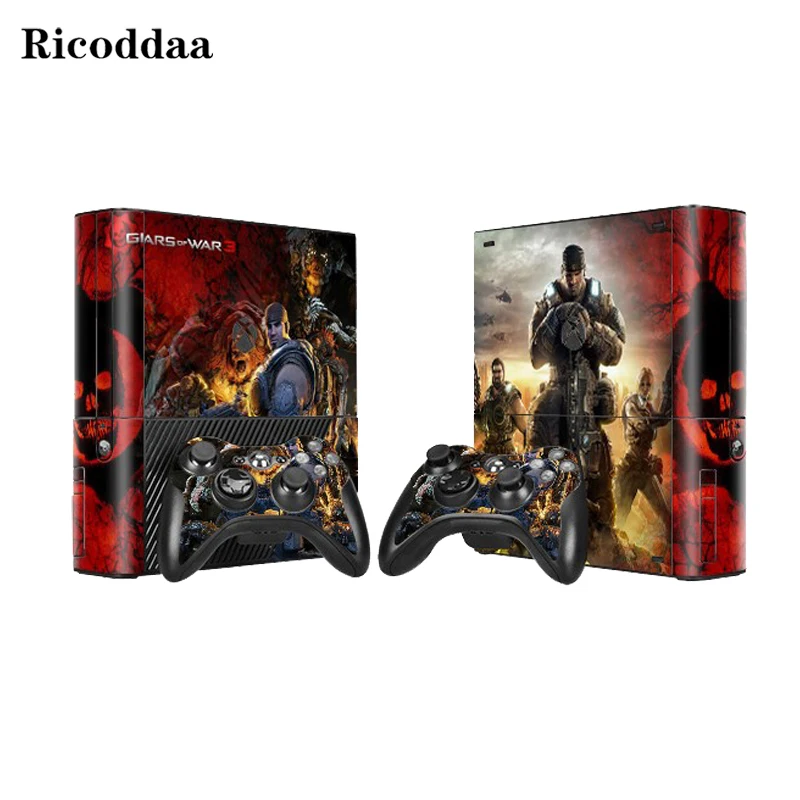 Gear of Wars Vinyl Skin Sticker Protector for Microsoft Xbox 360 E and 2 Controller Skins Stickers For XBOX360 E Game Accessoriy
Gear of Wars Vinyl Skin Sticker Protector for Microsoft Xbox 360 E and 2 Controller Skins Stickers For XBOX360 E Game Accessoriy