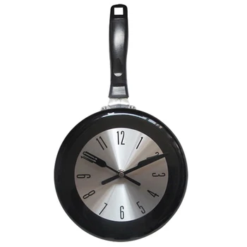 8 Inch Frying Pan Design Hanging Wall Clock Kitchen Metal Watch Saat for Novelty Art Home Room Decoration Black/White/Red
8 Inch Frying Pan Design Hanging Wall Clock Kitchen Metal Watch Saat for Novelty Art Home Room Decoration Black/White/Red