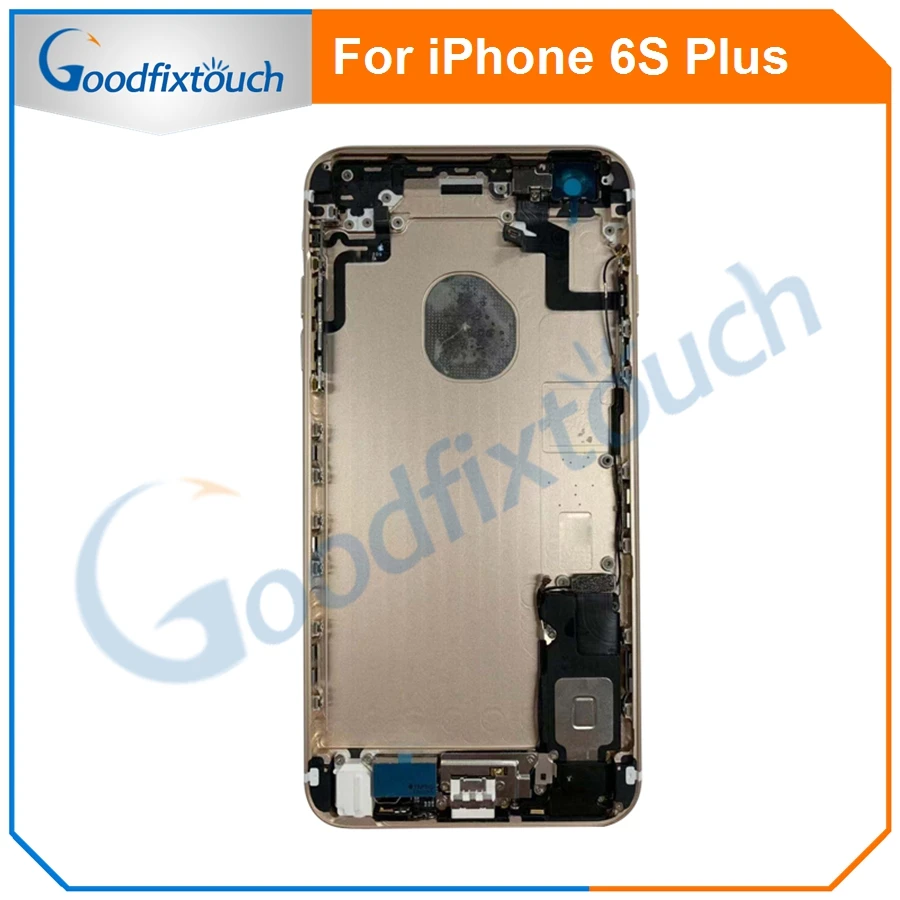 For iPhone 6S Plus 6SPlus Back Cover Battery Door Housing Rear Cover Assembly Battery Housing With Flex Cable Replacement Parts (4)