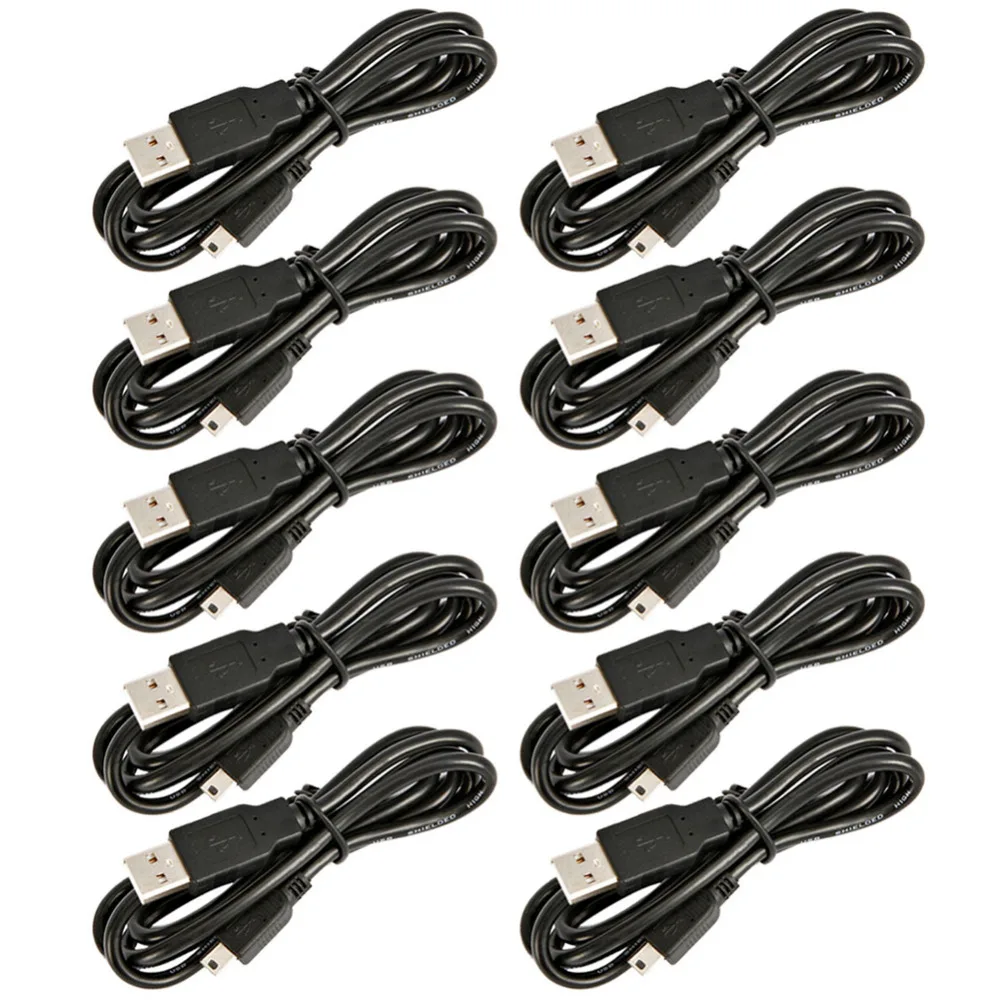 10 шт./лот Универсальный мини USB зарядный кабель для Sony PS3 контроллер и цифровая
