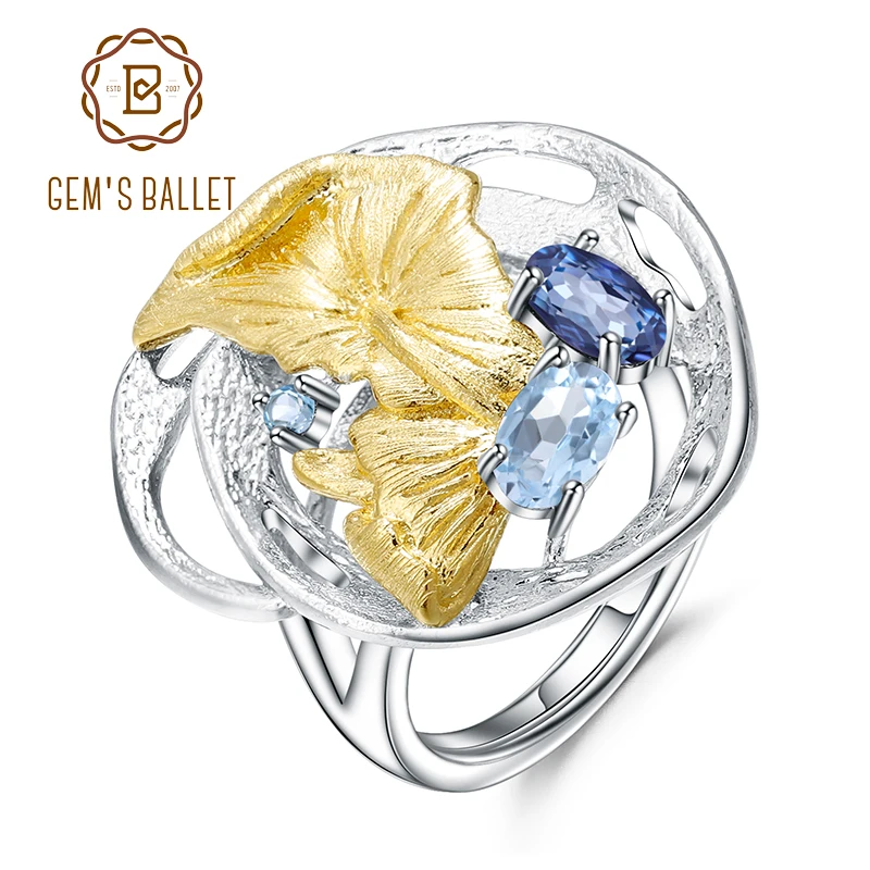 GEM'S BALLET Natural Topaz Mystic Quartz Gemstone Rings 925 Sterling Silver Monstera Leaves Handmade Ring For Women Fine Jewelry
GEM'S BALLET Natural Topaz Mystic Quartz Gemstone Rings 925 Sterling Silver Monstera Leaves Handmade Ring For Women Fine Jewelry