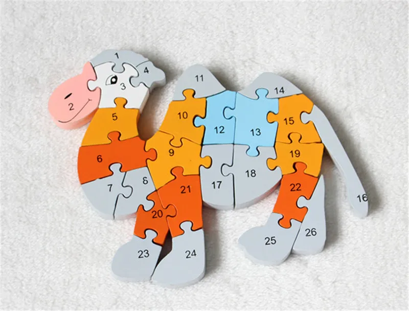 New wooden toy Animal 26 piece English letters and digital cognitive Wooden Jigsaw Puzzle Free shipping
New wooden toy Animal 26 piece English letters and digital cognitive Wooden Jigsaw Puzzle Free shipping