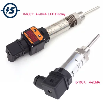 0-600/0-100 Celuis PT100 Sensor Module Plug-Type 4-20mA Integrated LED Display Temperature Transmitter DC 24V
0-600/0-100 Celuis PT100 Sensor Module Plug-Type 4-20mA Integrated LED Display Temperature Transmitter DC 24V
