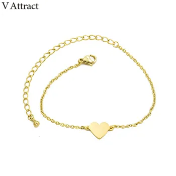 V Attract 10pcs Mini Heart Charm Bracelet Vintage Jewelry Women Accessories Stainless Steel Bijoux Pulseras Anniversary Gift
V Attract 10pcs Mini Heart Charm Bracelet Vintage Jewelry Women Accessories Stainless Steel Bijoux Pulseras Anniversary Gift
