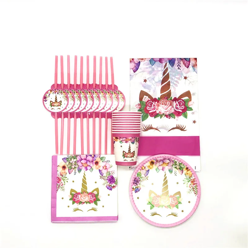 New Sale 81Pcs/Lot Pink Unicorn Theme Design Girl Birthday Party Paper 20Cup 20Plate 20Napkin 20Straw Wedding Tablecover Supply
New Sale 81Pcs/Lot Pink Unicorn Theme Design Girl Birthday Party Paper 20Cup 20Plate 20Napkin 20Straw Wedding Tablecover Supply