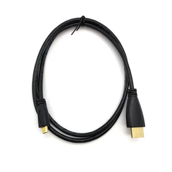 High Quality Micro HDMI Male to HDMI Male Cable 1.5m 5FT V1.4 1080P HD Converter Adapter Cable HDMI for HDTV PS3 LCD
High Quality Micro HDMI Male to HDMI Male Cable 1.5m 5FT V1.4 1080P HD Converter Adapter Cable HDMI for HDTV PS3 LCD