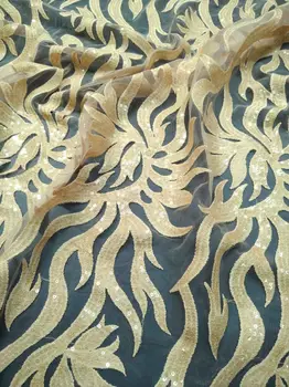 2020 Latest Yellow African French Lace Fabric High Quality African Tulle Lace Fabric with sequins For Wedding M15563
2020 Latest Yellow African French Lace Fabric High Quality African Tulle Lace Fabric with sequins For Wedding M15563
