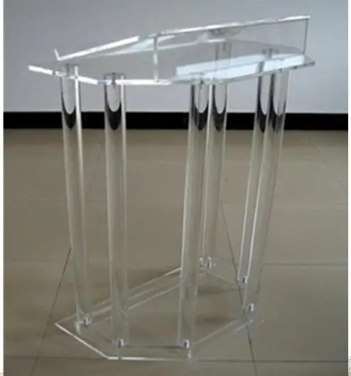 Speak Rostrum Modern Elegant Floor Standing Acrylic Dais Speech Stand Clear Acrylic Lectern Podium
Speak Rostrum Modern Elegant Floor Standing Acrylic Dais Speech Stand Clear Acrylic Lectern Podium