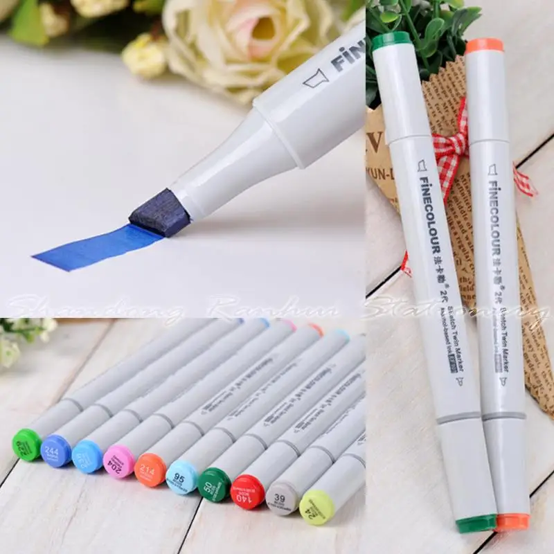 72 P Colors self-selection set Marker Pen commonly used Sketch marker copic markers
72 P Colors self-selection set Marker Pen commonly used Sketch marker copic markers